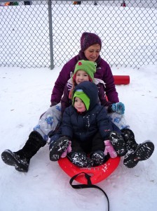 sleddingtrio